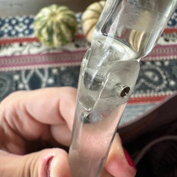 Prada Light Purple Patent Leather Clear Handle Handbag, with Auth card, Vintage - Picture 12 of 16